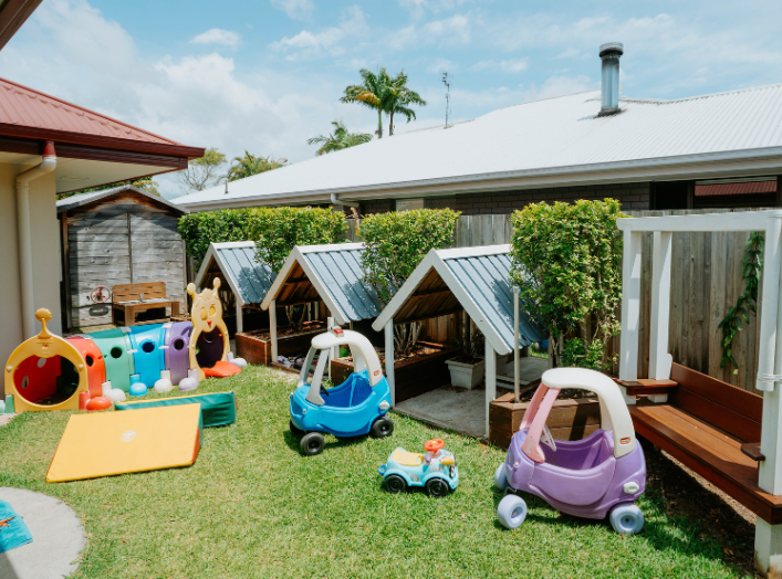 Children playing outdoors