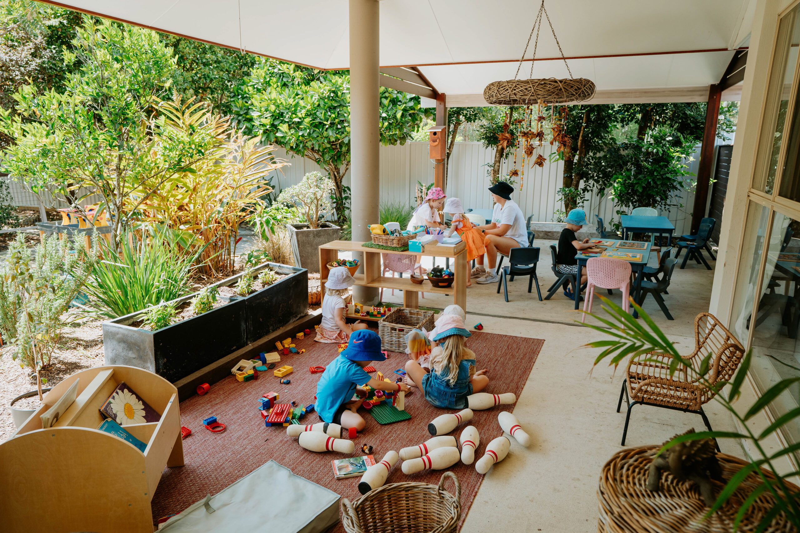 Kids enjoying activities